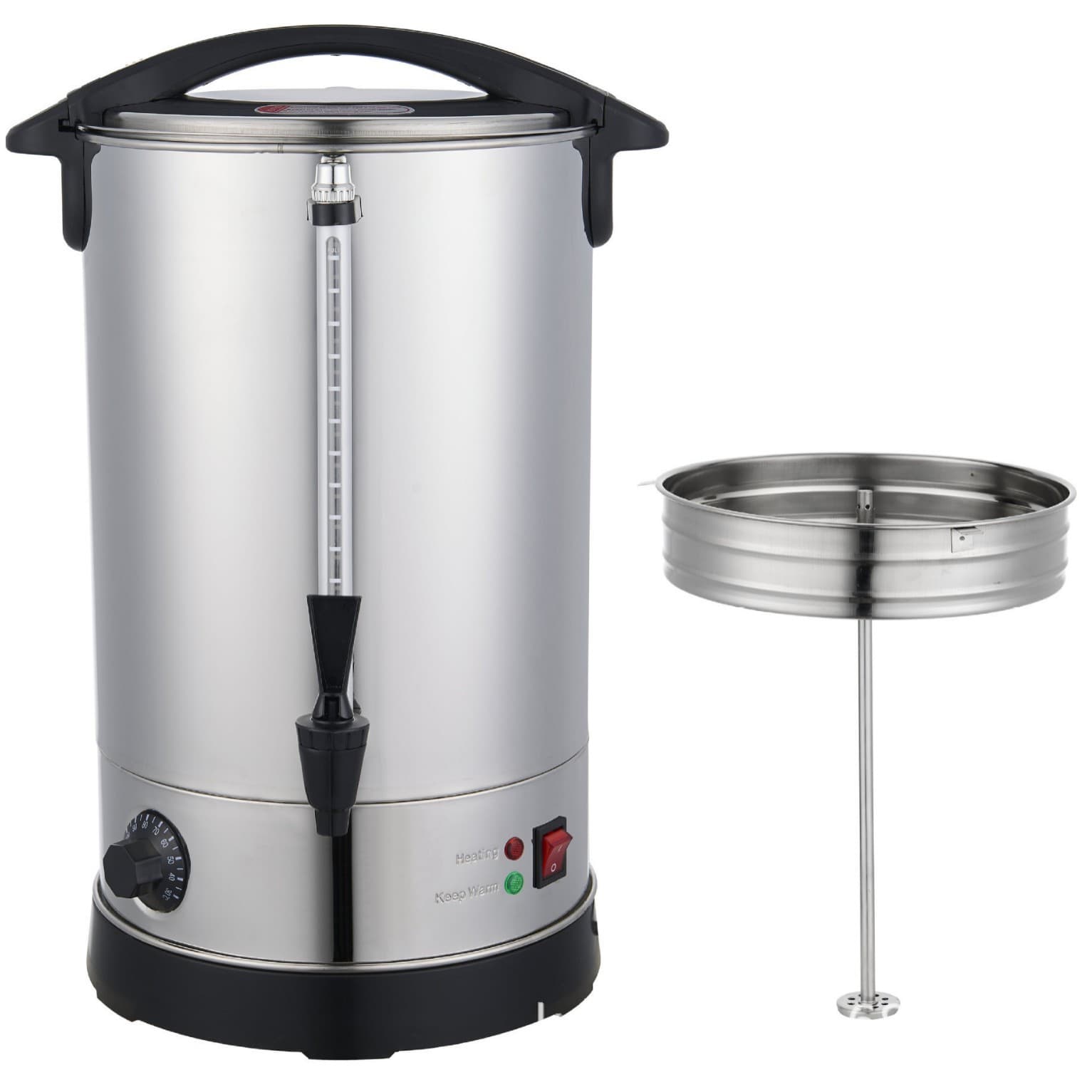 EU Melting Wax Stainless Steel Coffee Urn Heating Coffee Maker Electric Coffee Machine Export