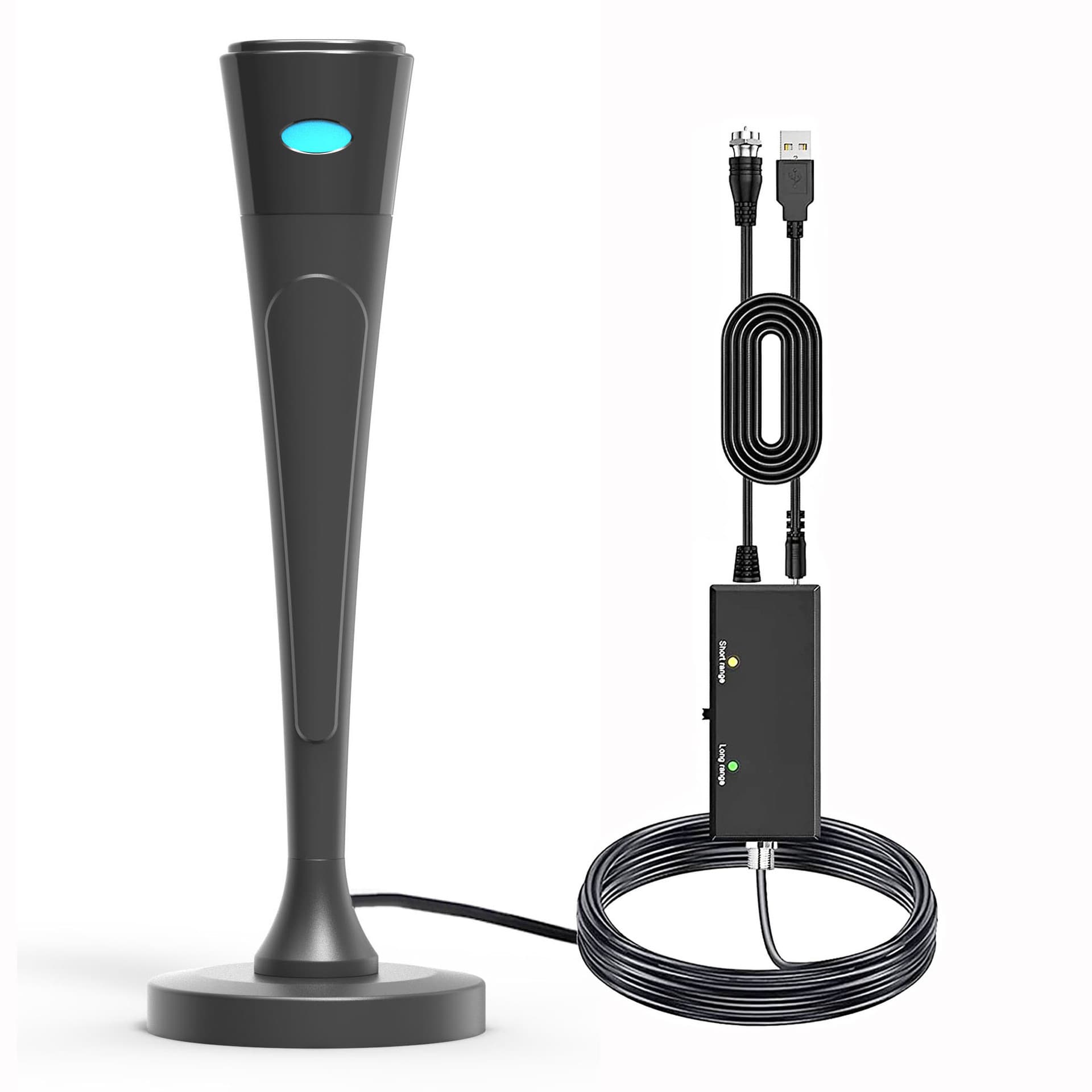 Amazon Hot-Selling Terrestrial Wave Indoor/Outdoor DTMB Free High Definition Digital TV Antenna for Americas, Europe, Southeast Asia