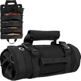 Cross-border Canvas Tool Storage Pouch Electrician Bag Maintenance Car Roll-up Storage Pouch Vehicle Hardware Tool Bag Wholesale