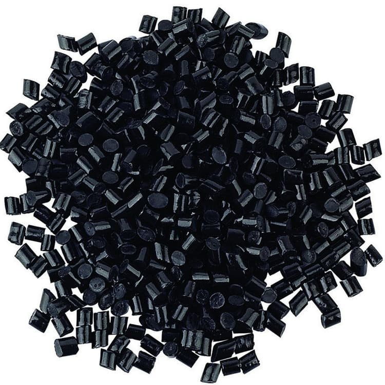 Black Flame Retardant ABS Recycled Plastic Pellets with Impact Strength of 12-14 for Injection Molding