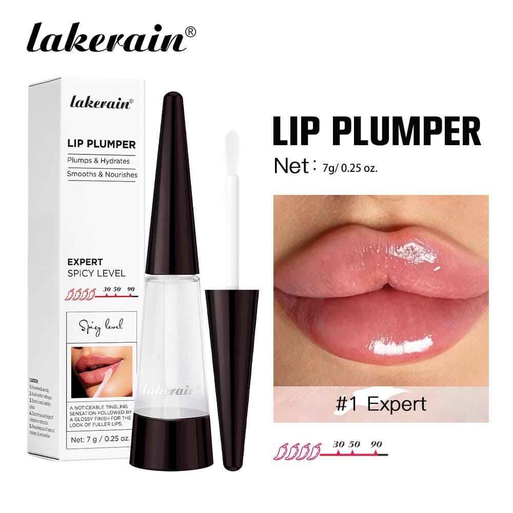 Amazon Lakerain Lip Plumper Moisturizing Hydrating Lip Oil for Fuller Plump Lips