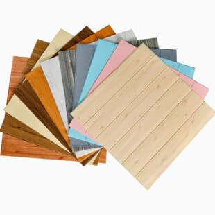 Wood Grain Wallpaper Self-Adhesive 3D Wall Sticker Background Wall Decoration Sticker Waterproof Moisture-Proof Soft Pack Foam Wallpaper Tile