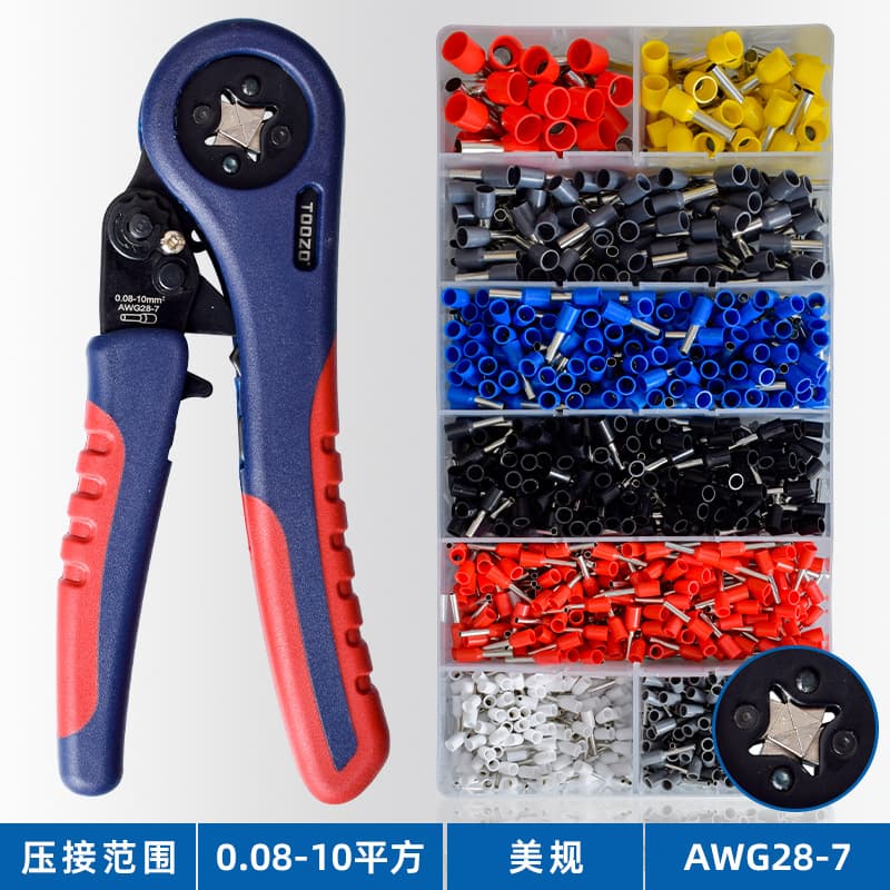 Small Pliers Ferrule Terminal Crimping Tool, Factory Cold Crimp Pliers, European Style Pin Terminal Crimping Pliers, Hardware Tool