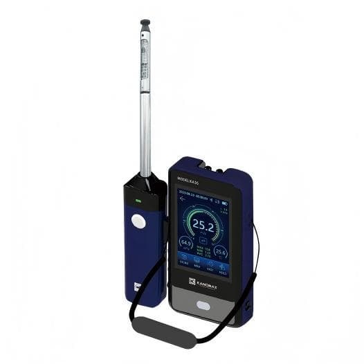 Japan Kanomax Hot-Wire Anemometer KA26/KA36 for Wind Speed, Temperature, and Pressure Testing, Replaces KA23
