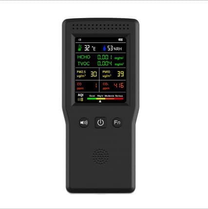 9-in-1 Air Quality Detector Handheld Portable Air Quality Meter