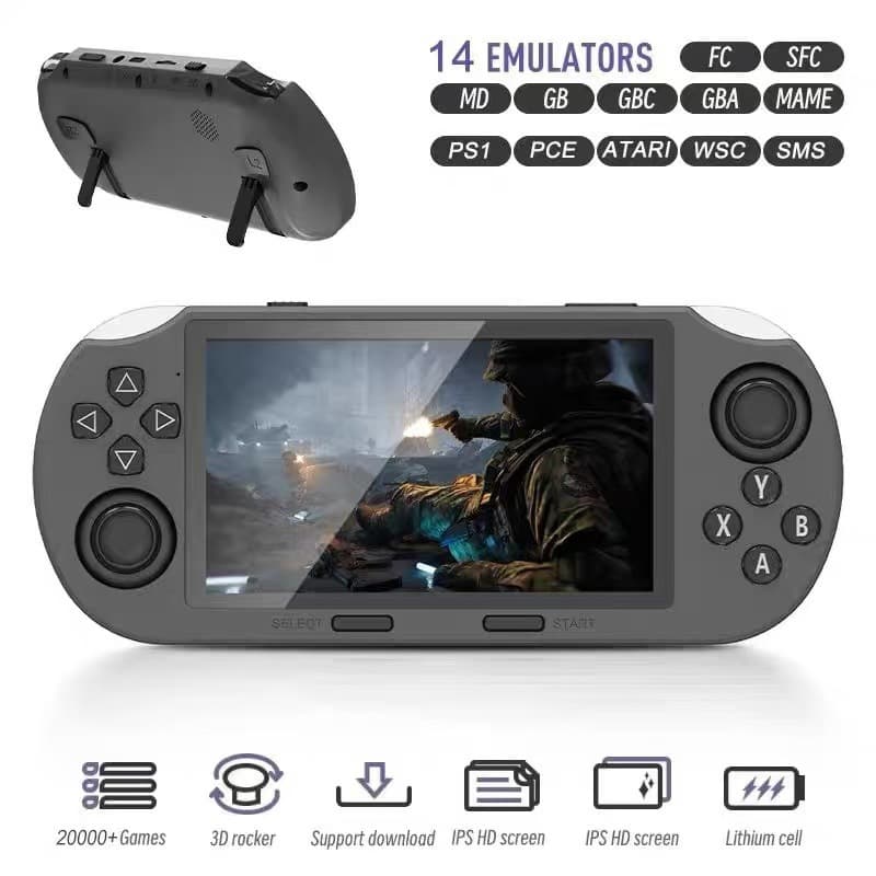 Cross-border SF3000HD Handheld Game Console HD Horizontal Screen 4.5-inch Arcade Retro GBA Arcade Dual Joystick Handheld