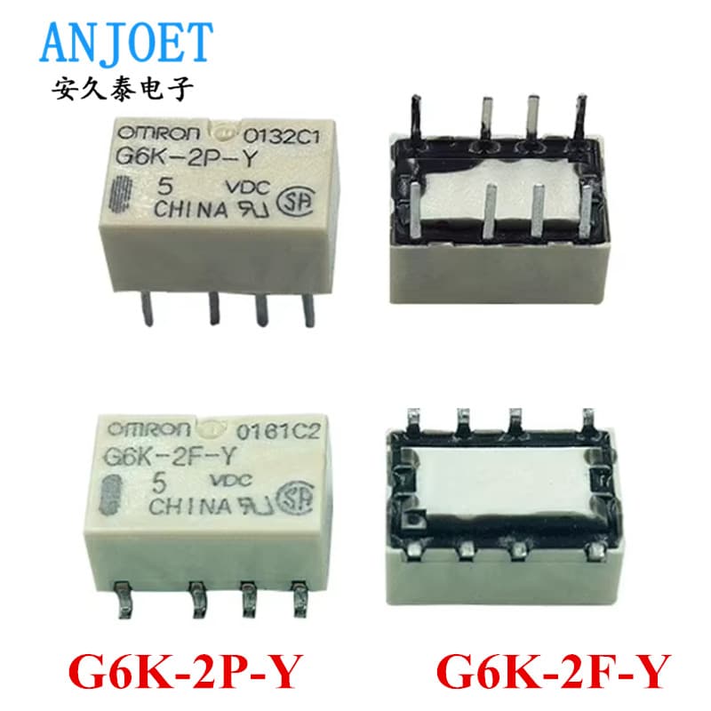 Brand New Original G6K-2P-Y-3VDC G6K-2F-Y-TR DC5V DC12V 24V Signal Relay