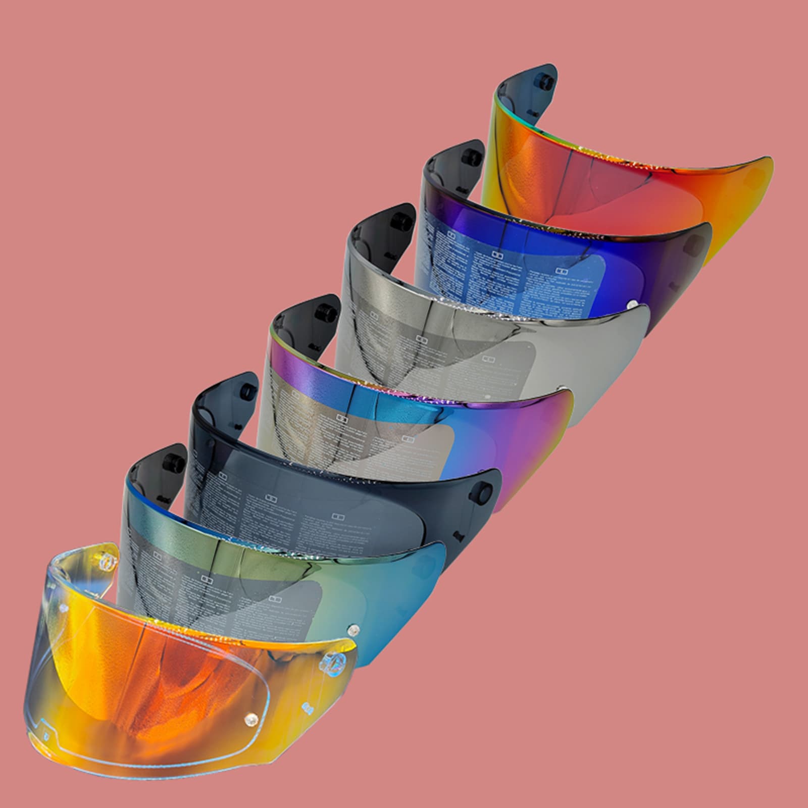 Full-face helmet visor compatible with LS2 FF353/320/328/800 helmets, sun protection, scratch-resistant, suitable for day and night use, windproof