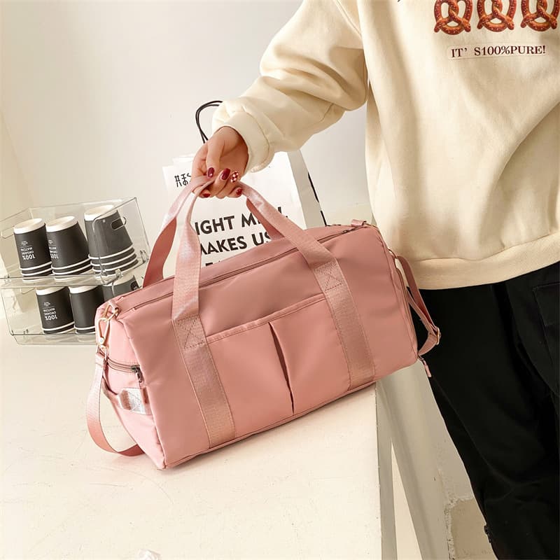 Wholesale Travel Bag, Trendy Short Trip Luggage Bag, Large Capacity Handbag, Travel Bag with Wet and Dry Separation, Gym Bag