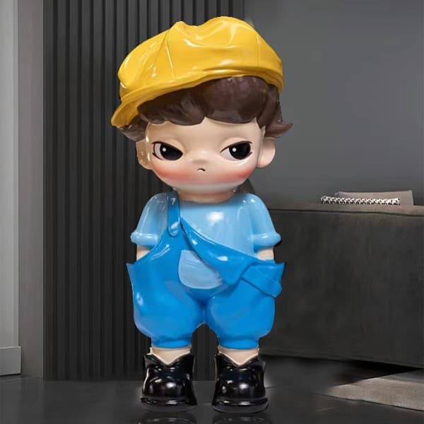 Trendy Internet celebrity doll ornaments piggy bank living room modern simple TV cabinet decoration home creative cute gifts