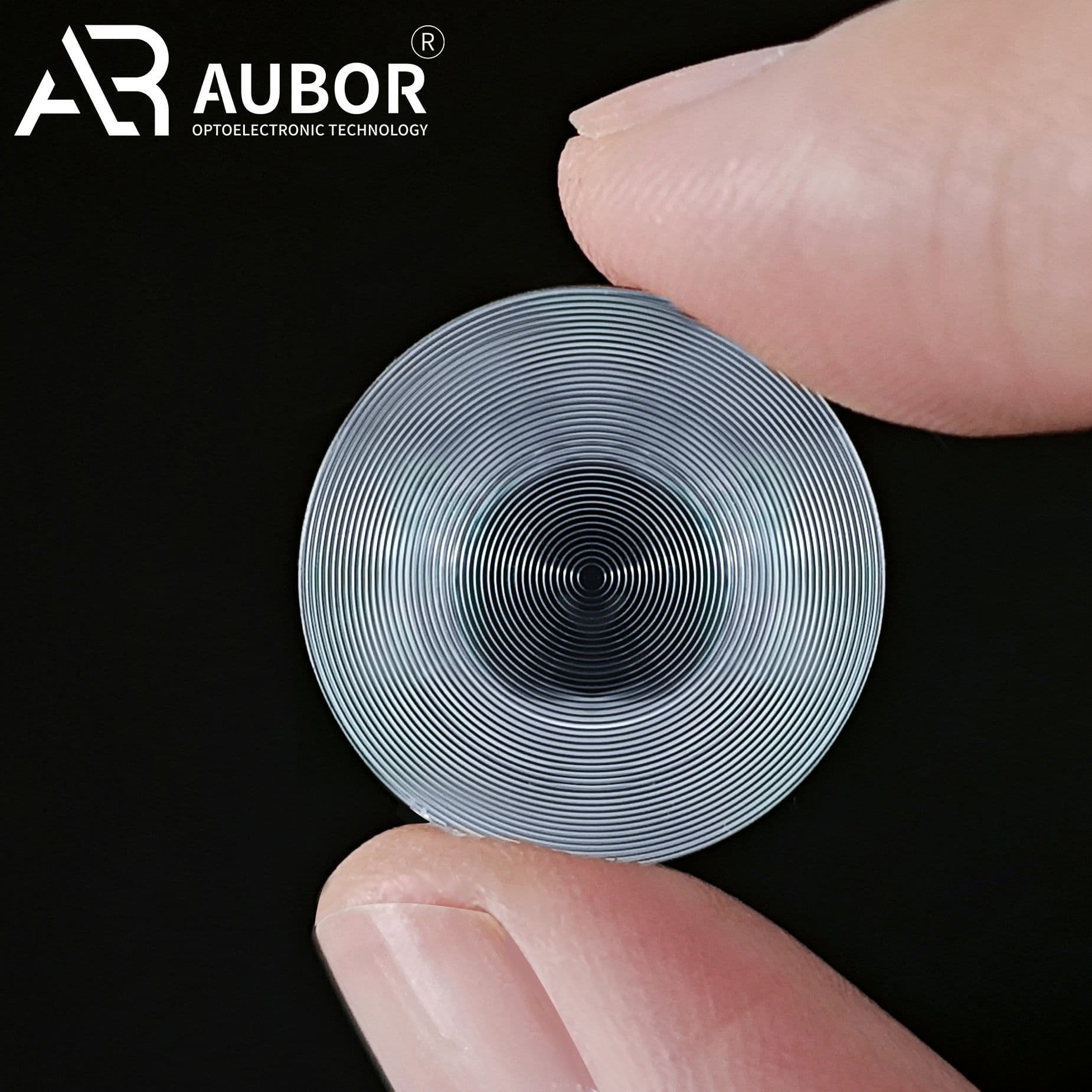 Custom Infrared Laser Round 17mmφ Fresnel Threaded Lens Collimated Light Type PMMA Material