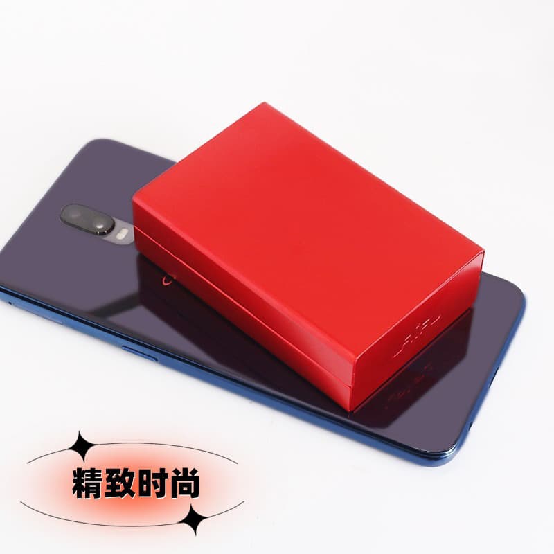 20-Count Aluminum Alloy Slide-down Flip-top Cigarette Case for Regular/Slim/Super Slim Cigarettes, Pressure-Resistant, Moisture-Proof, Portable