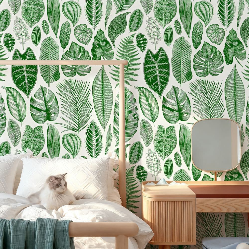 Self-Adhesive Wallpaper for Bedroom Floral Background Wall Decorative Painting French Self-Adhesive Sticker PVC Self-Adhesive Wallpaper