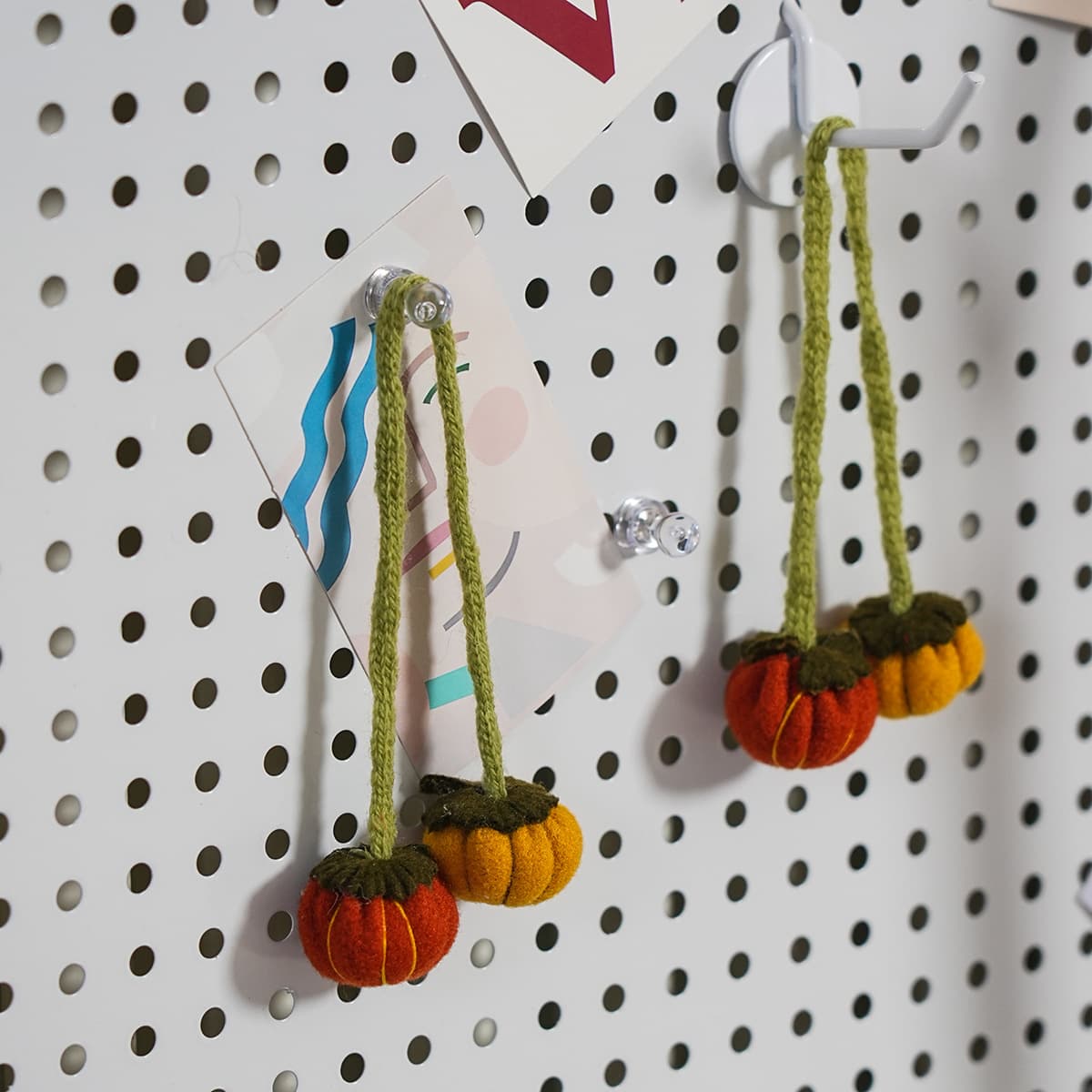 Cross-border Europe and America Halloween Woven Bow Pumpkin Napkin Ring Napkin Clip Wholesale Pod Doll DIY Materials