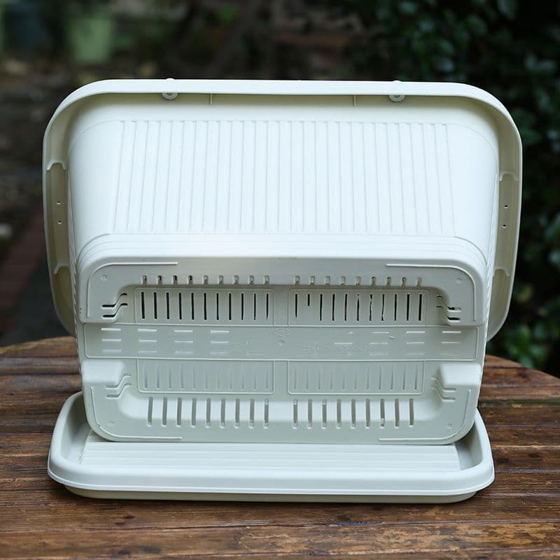 Extra Large Balcony Vegetable Planter, Plastic Outdoor Rectangular Fruit and Vegetable Strawberry Planting Box