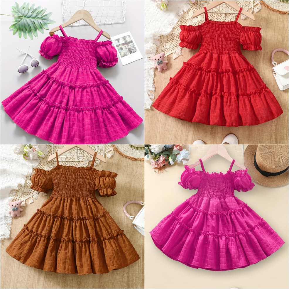 Girls slip dress cute summer kids dress children's clothing