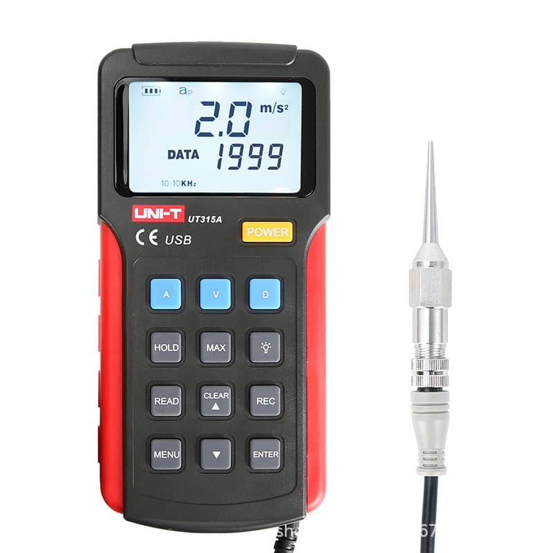 UNI-T UT311/312/315A Industrial Portable Vibration Meter High-Precision Digital Vibration Tester