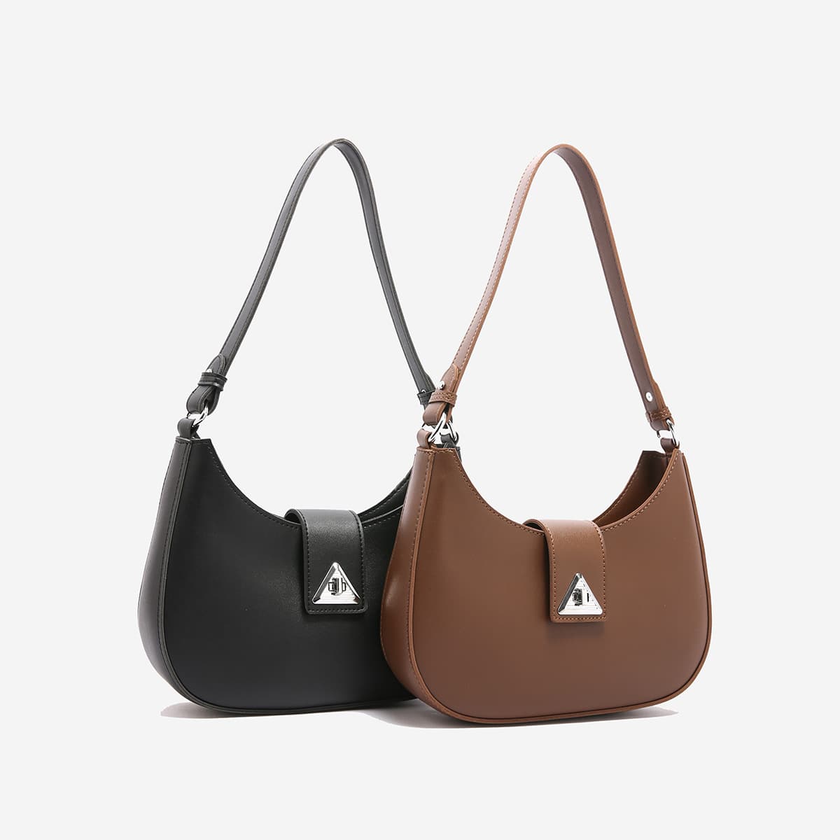 Korean-style high-quality texture women's bag, Autumn 2024 new product, fashionable versatile simple shoulder underarm bag, crescent bag for women