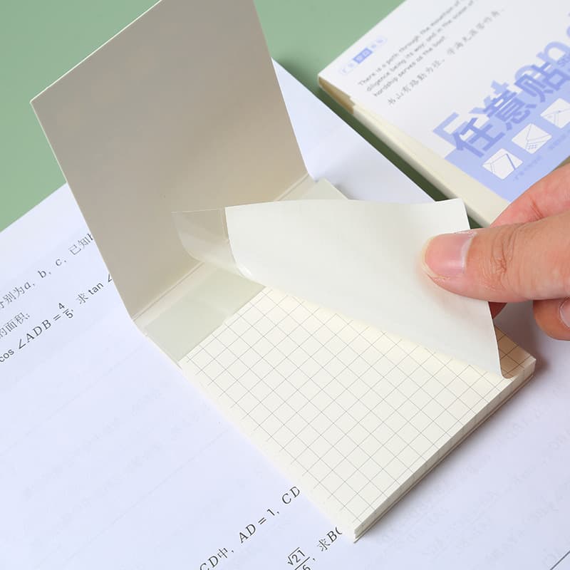 Customizable Sticky Notes Expansion Stickers Simple Post-it Notes for Exam Prep Textbook Tabs Tearable Student Marking Correction Sticky Notes