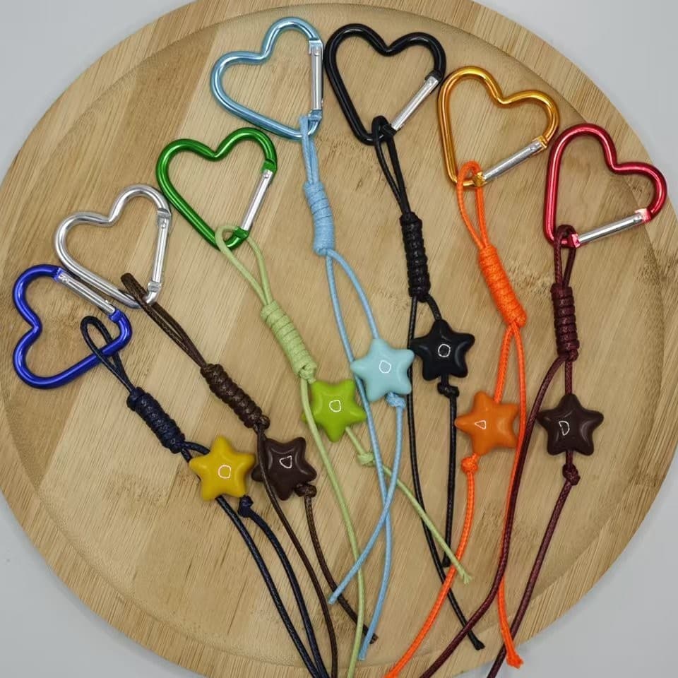 Original New Design Ins Candy Color Fashion Drawstring Neck Lanyard Phone Case Pendant Fashion Pendant Card Lanyard