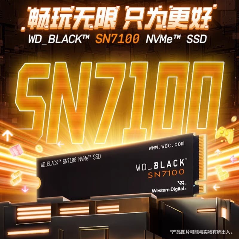 WD Western Digital SSD Solid State Drive M.2 NVMe SN7100 for Desktop Gaming PC