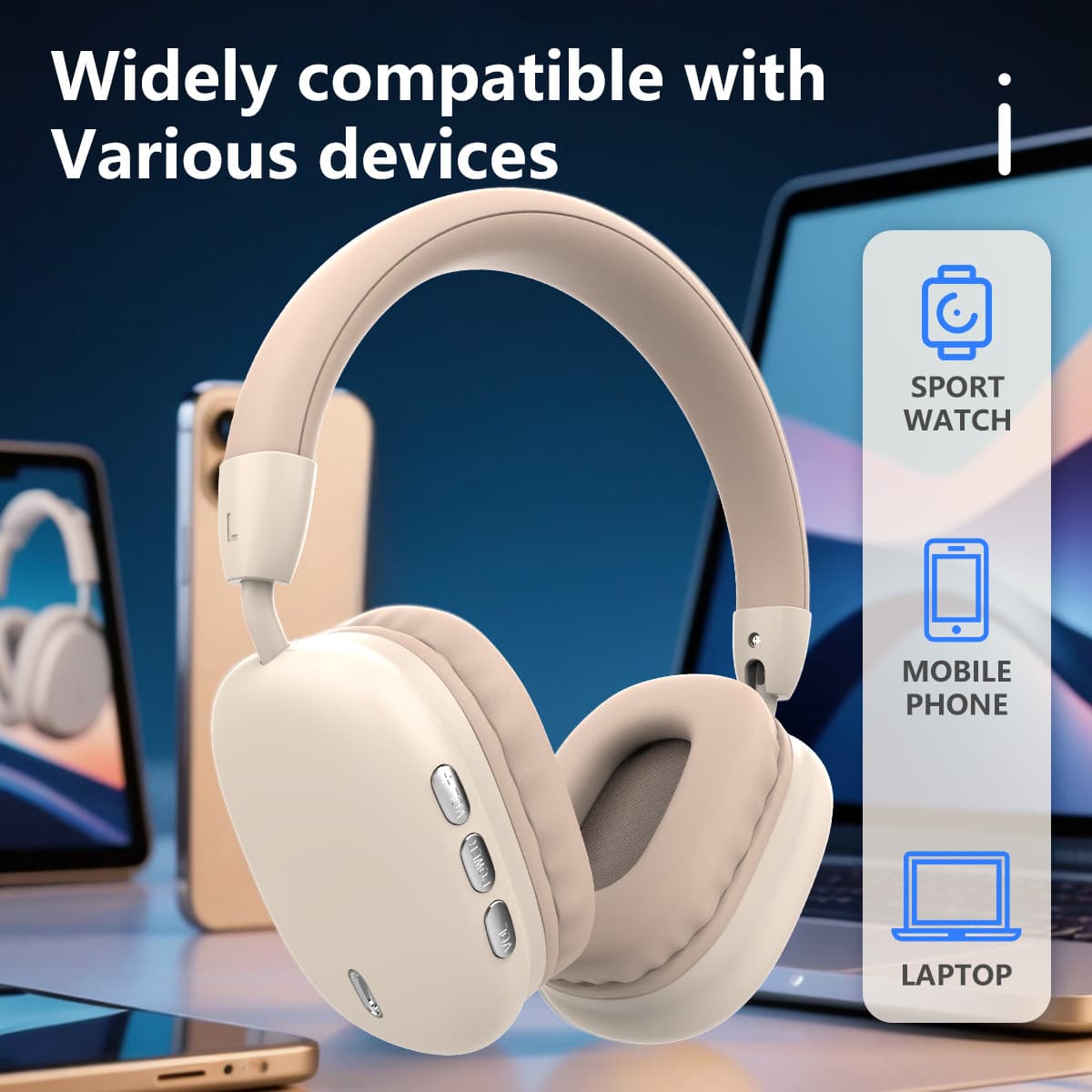 B36 Cross-Border New Over-Ear Wireless Bluetooth Headset Stereo CE ROHS FCC TENGSHEN