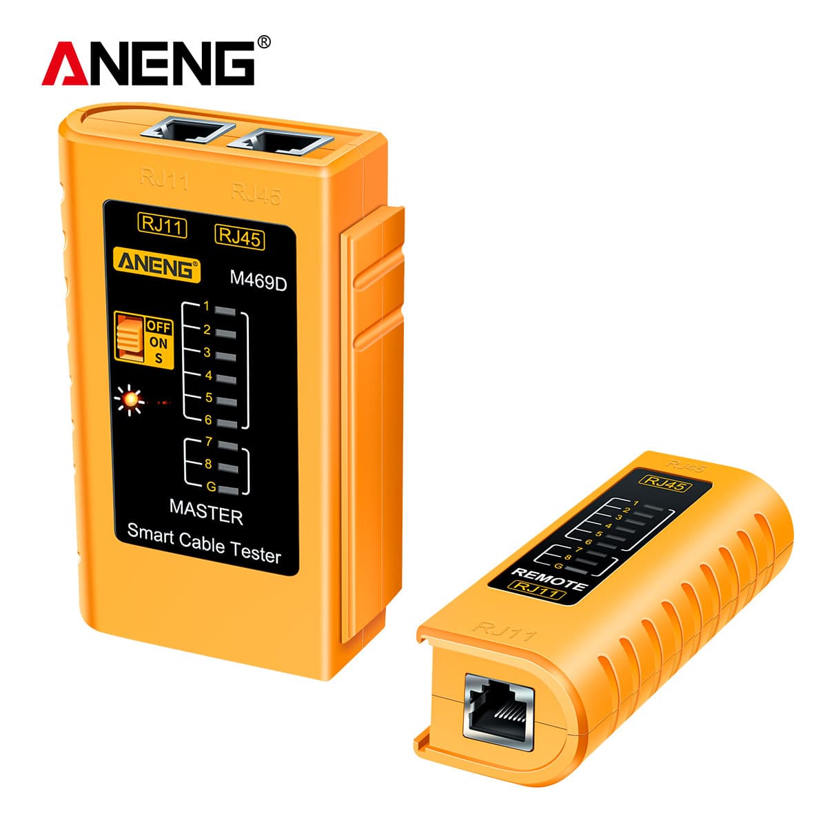ANENG Network Cable Tester Multifunctional LAN Tester for RJ45 and Telephone Lines Wire Tracker