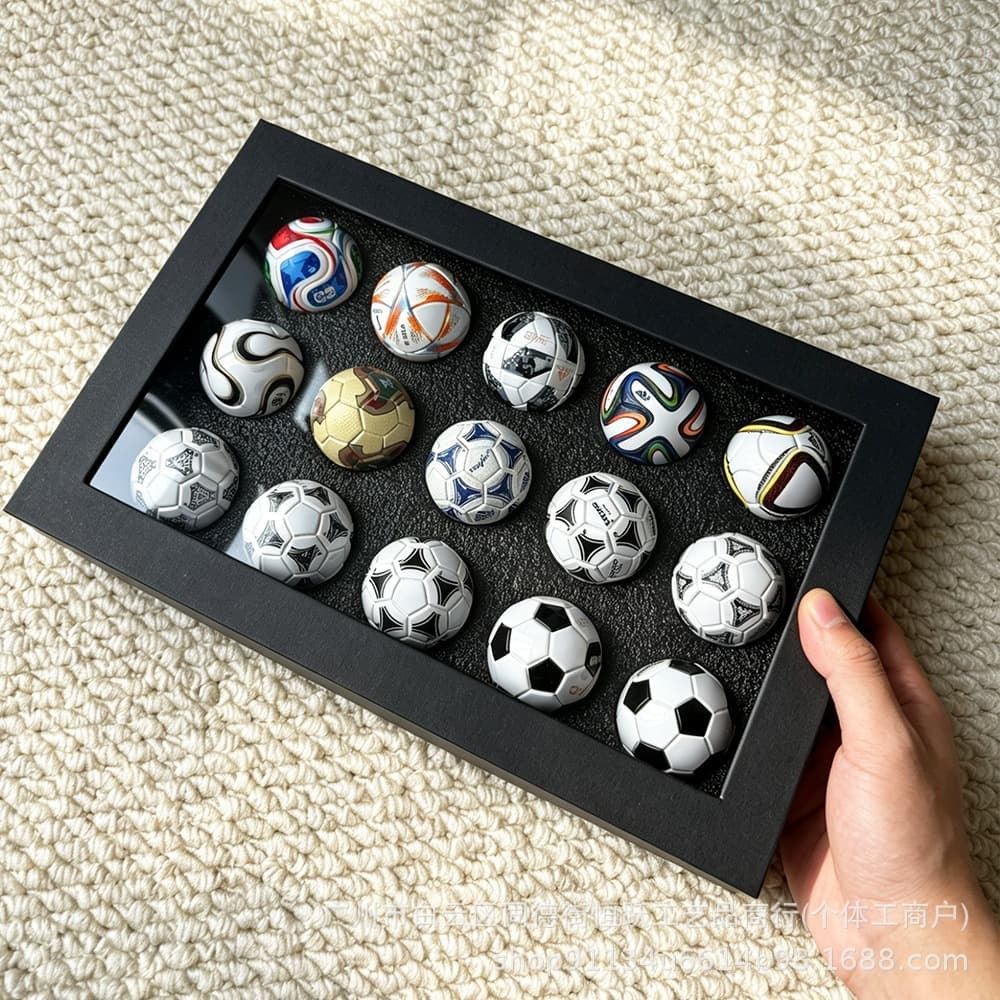 2026 US-Canada-Mexico Football Match Football Model 3.8cm Small Football Set Gift Souvenir Fan Gift
