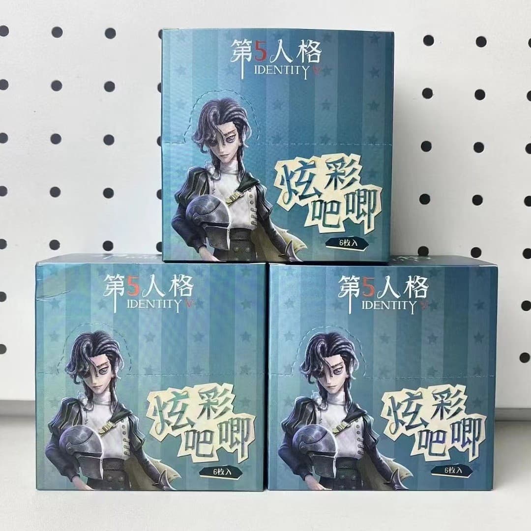 New secondary animation personality blind box 75mm colorful badge pendant ID card blind box wholesale