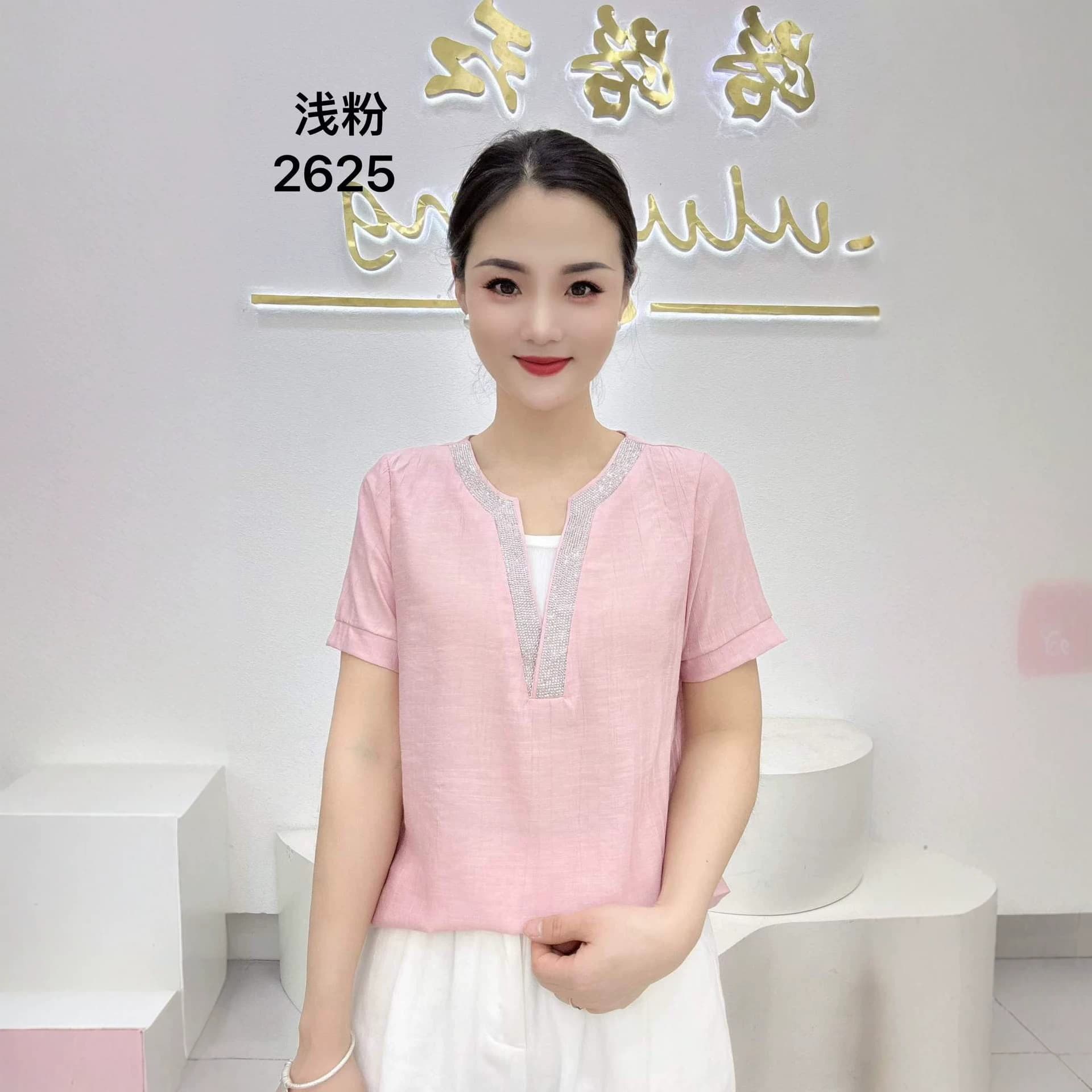 [Large Stock] 2026 New Cross-Border High-End Luxury French Faux Two-Layer Short Sleeve Top with Unique Design