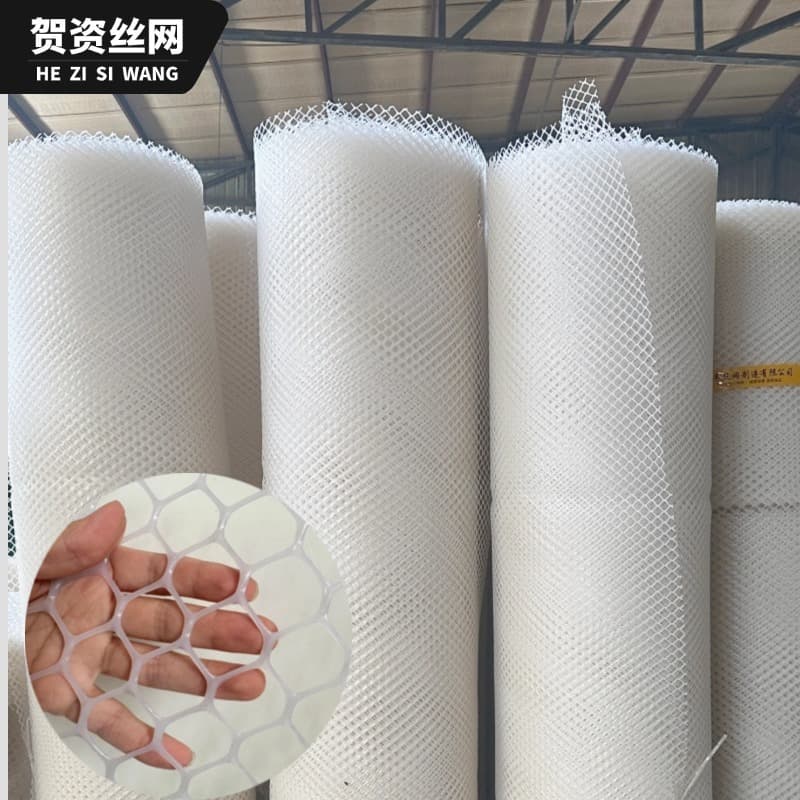 White Plastic Mesh Balcony Protection Net Cat Proof Net Beekeeping Poultry Aquaculture Fecal Leakage Plastic Net Silkworm Cocoon Net