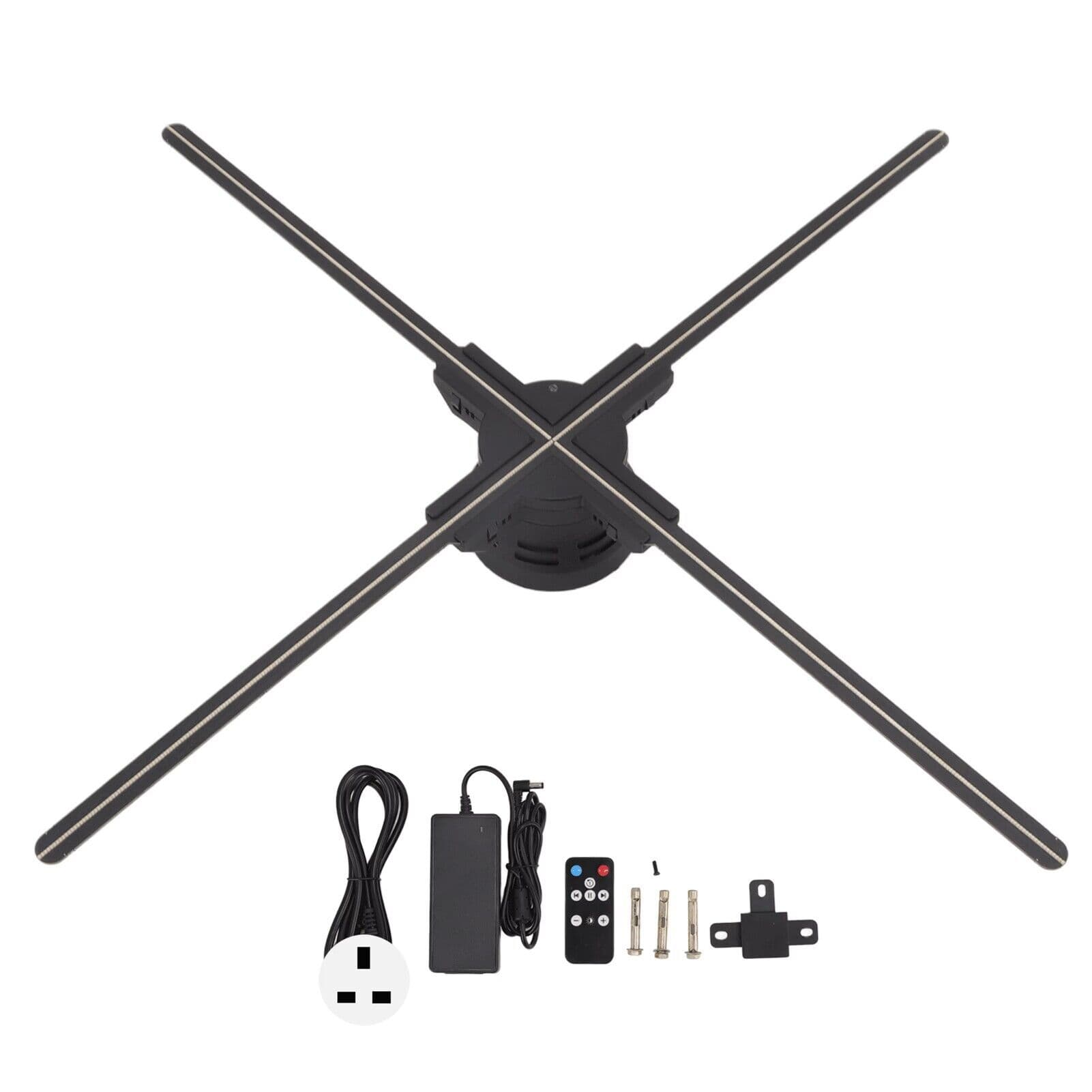 Ultra-High-Definition 3D Holographic Advertising Projector Fan Screen LED Display Full-Angle View for Various Markets