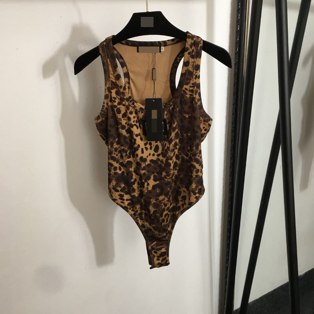 Nanyou Factory Export 2025 Summer Amazon New Women's European and American Sexy Print Backless Bodysuit