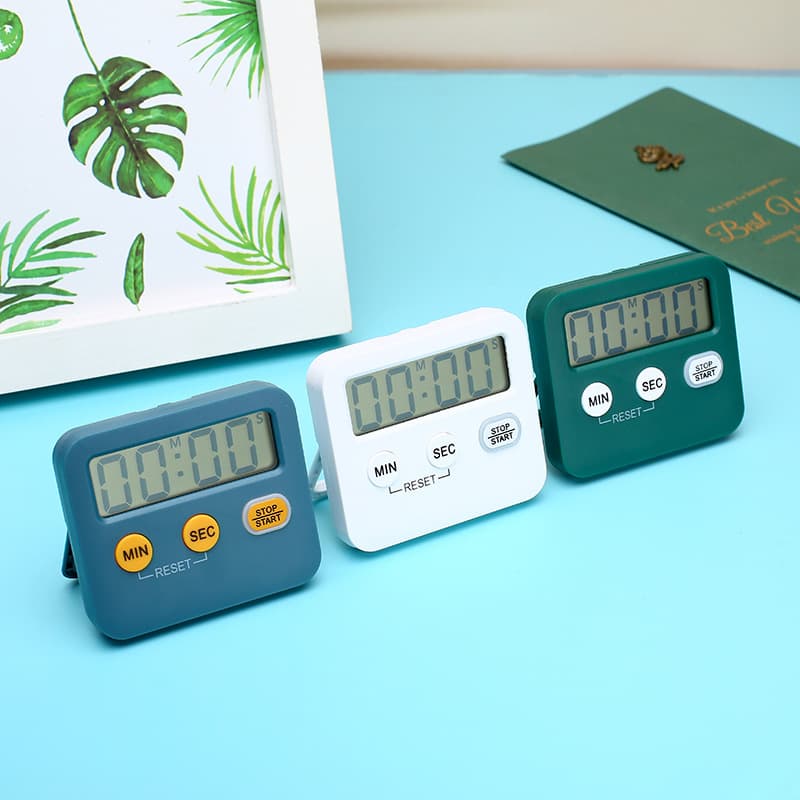 Silent Timer Kitchen Electronic Countdown Timer Multi-Functional Student Time Management Timer for Study and Tasks