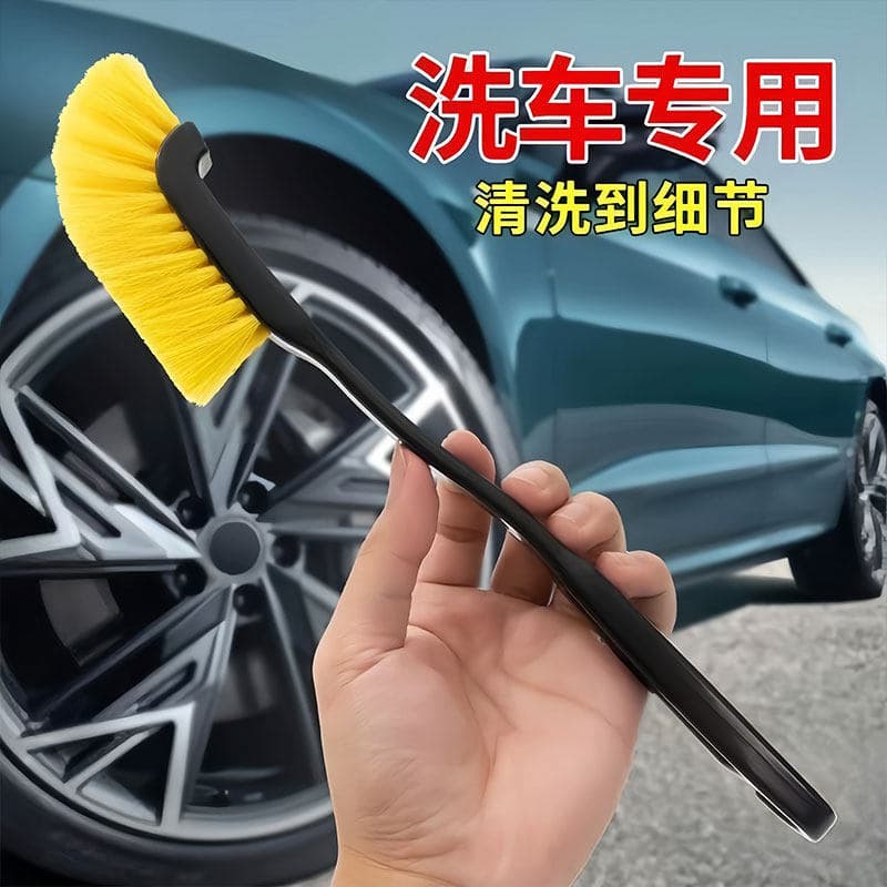 Car Wheel Gap Cleaning Brush, Car Wash Brush, Specialized Gap Brush, Motorcycle and Electric Vehicle Cleaning Brush Tool