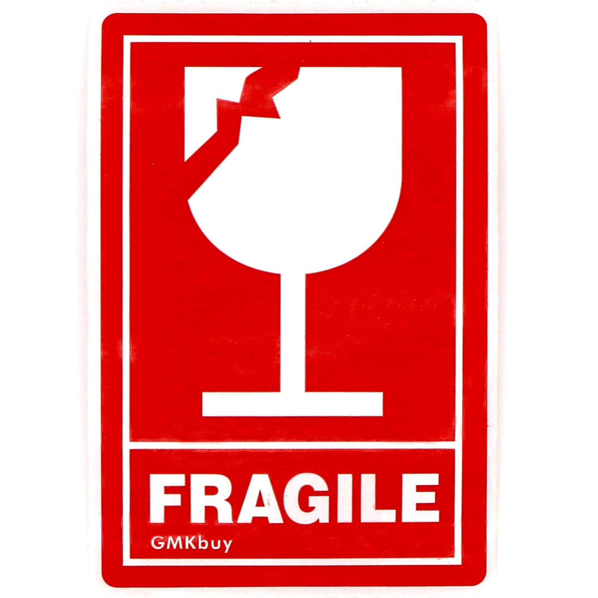 Amazon/eBay Cross-border Hot Seller 3x2 Inch - 100 Glass Design Fragile Sticker Rolls