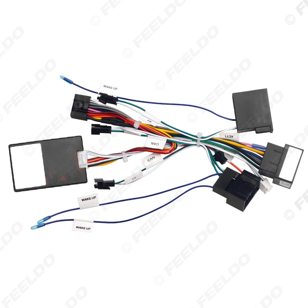 Suitable for 01-06 Mercedes-Benz W209/W203 Android large screen navigation power cord modification line CANBUS protocol box