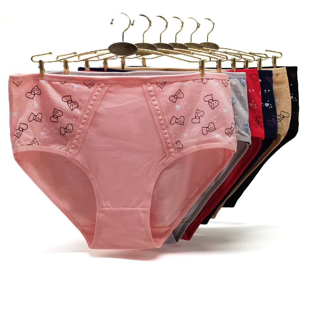 European and American Plus Size Women's Cotton Panties, Large Maternity Briefs, Ladies' Triangle Panties Wholesale Size S-XXL