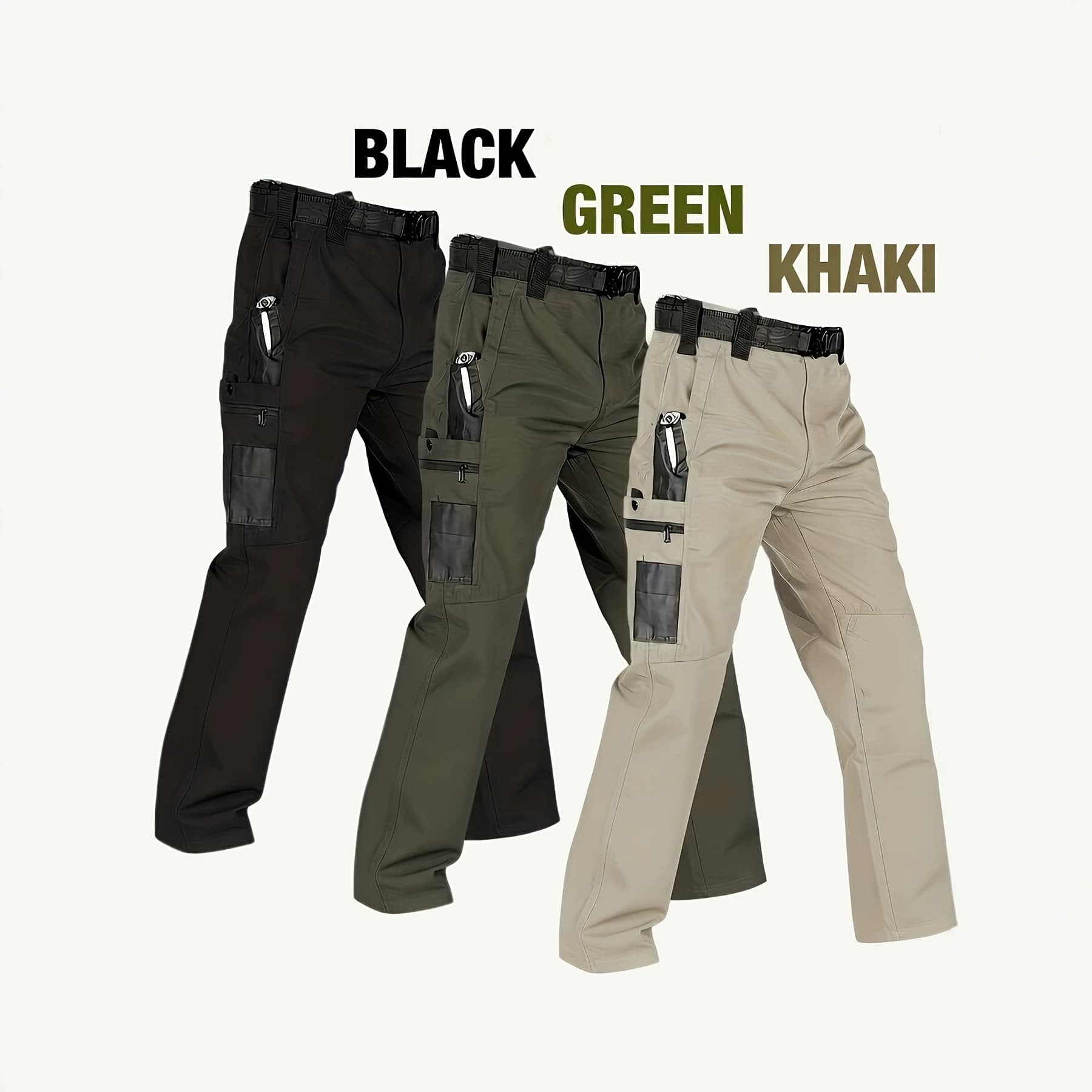 Independent Site 2026 Summer Men's Durable Comfortable Tactical Pants Quick-Dry Military Multi-Pocket Simple Cargo Pants