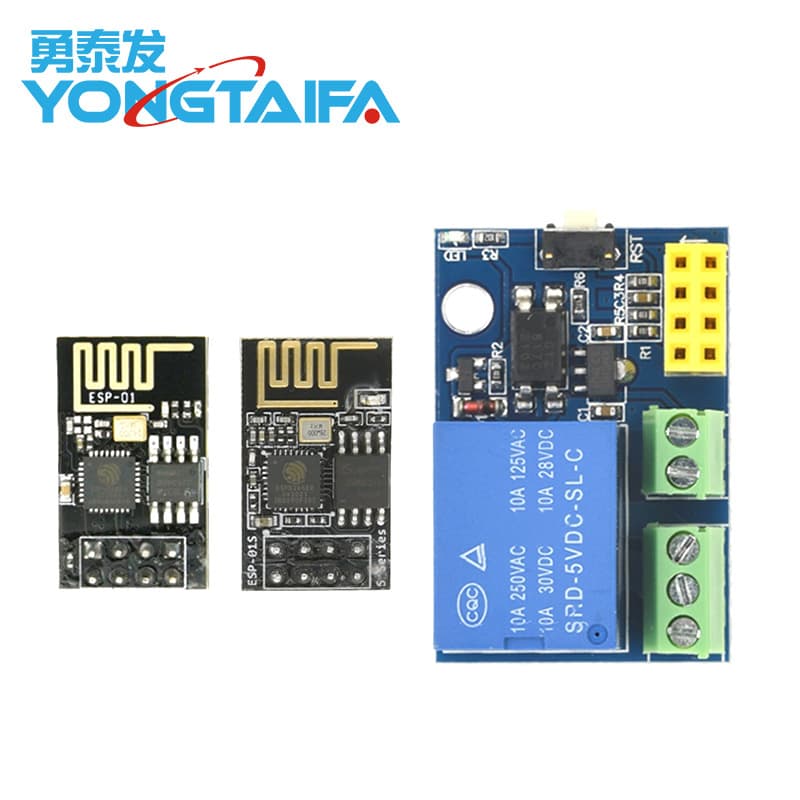 ESP8266 ESP-01S Relay Module, WiFi Smart Socket, Includes Extra ESP-01S