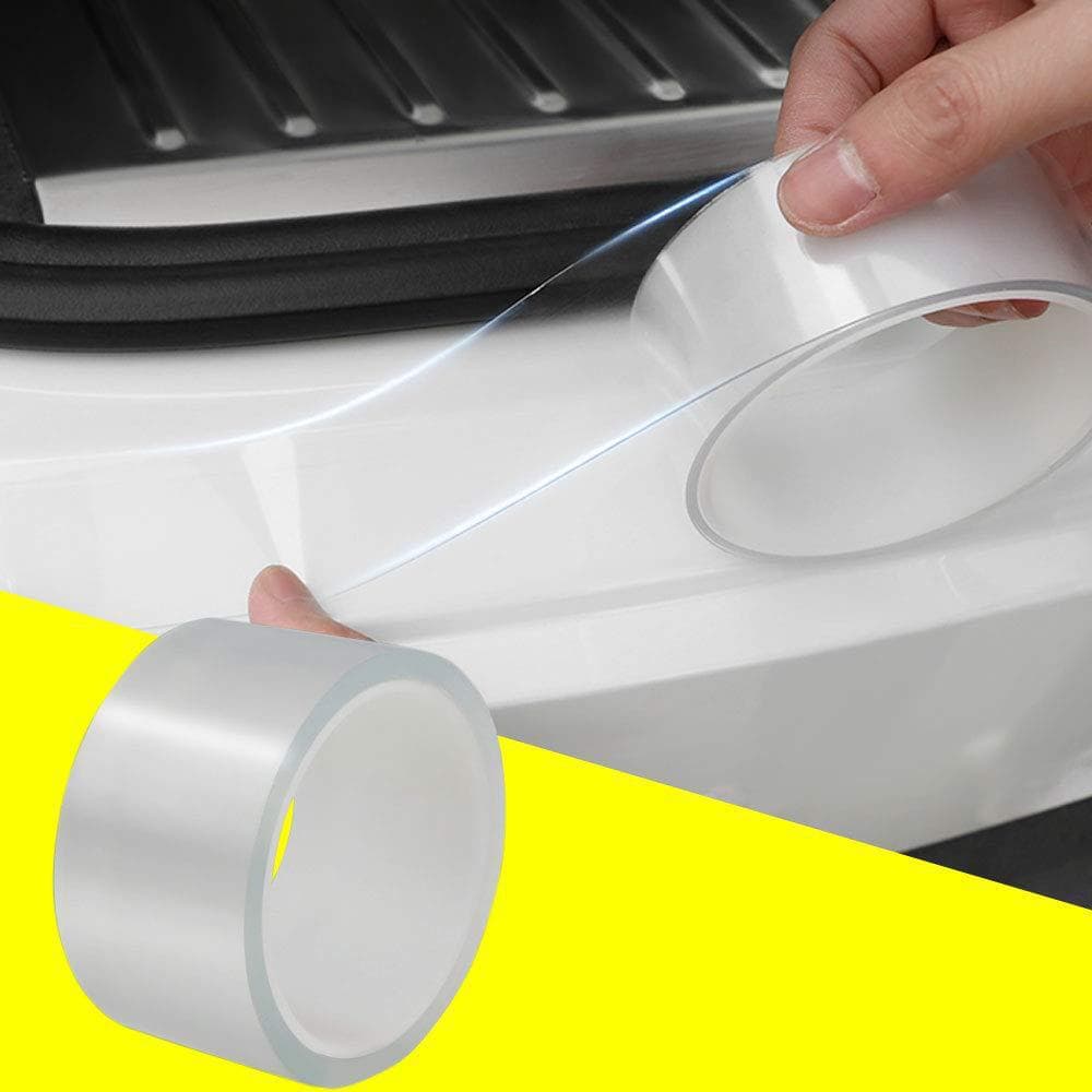 Car Invisible Transparent Sill Strips Anti-Collision Sticker Door Anti-Collision Strip Trunk Anti-Step Sticker Pedal Protection Sticker