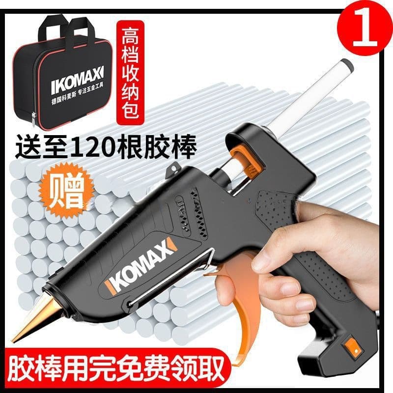 Kemess Hot Glue Gun for Crafts, Home Use, High-Strength Adhesive Glue Sticks 7-11mm, Hot Melt Glue Gun