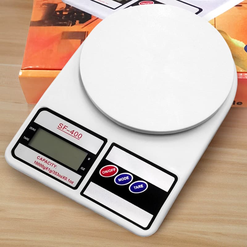 SF-400 Kitchen Food Scale, Household Electronic Kitchen Scale for Baking, Cake, Herbs, 10kg Capacity