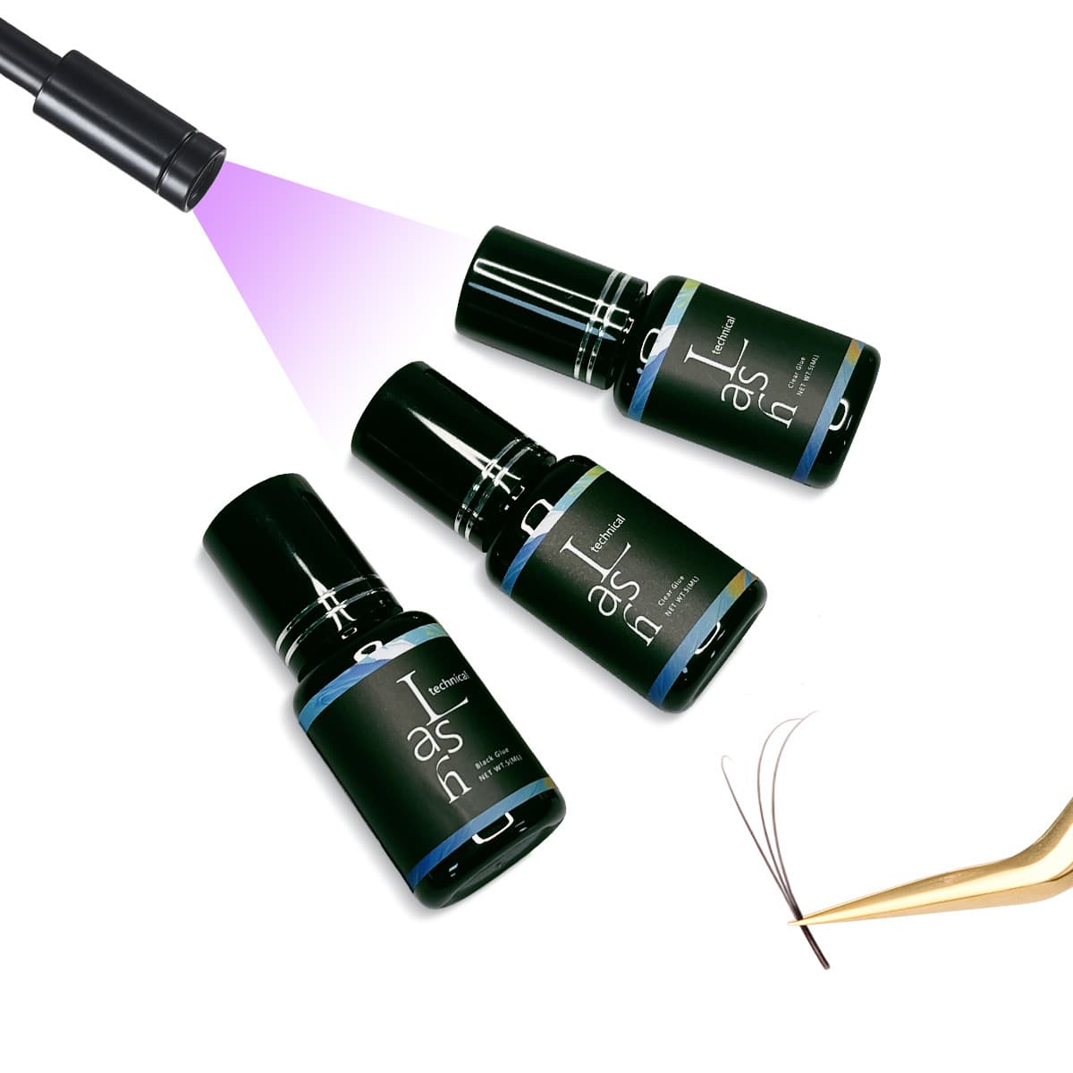 Cross-border new product UV LED quick-drying eyelash glue lamp 1S fast curing eyelash beauty shop eyelash artist professional eyelash glue