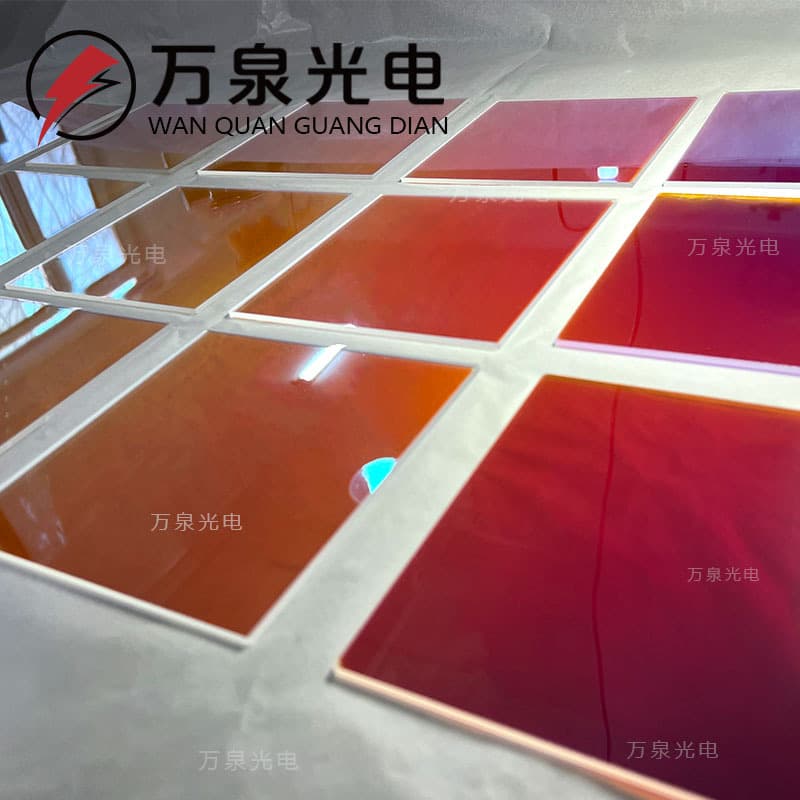 UV Quartz Plates Coated 175*150*3mm Heat Insulation Glass, Transparent High-Temperature Resistant, UV Transmissive, IR Reflective Lenses