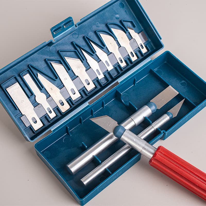 13pcs Carving Knife Set, Teacher Recommended, Craft Scrapbooking Knife, Model Making, Film Application Tool Knife Box Set