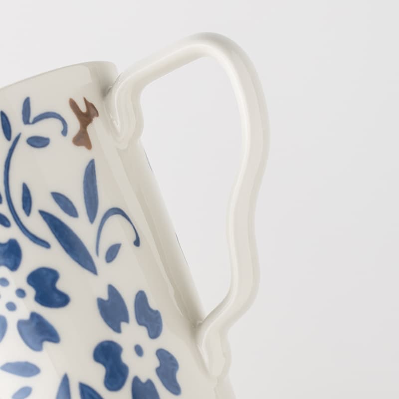 High-Appearance Blue and White Creative Household Couple Water Cups Breakfast Milk Coffee Cups Wholesale Custom Ceramic Mugs