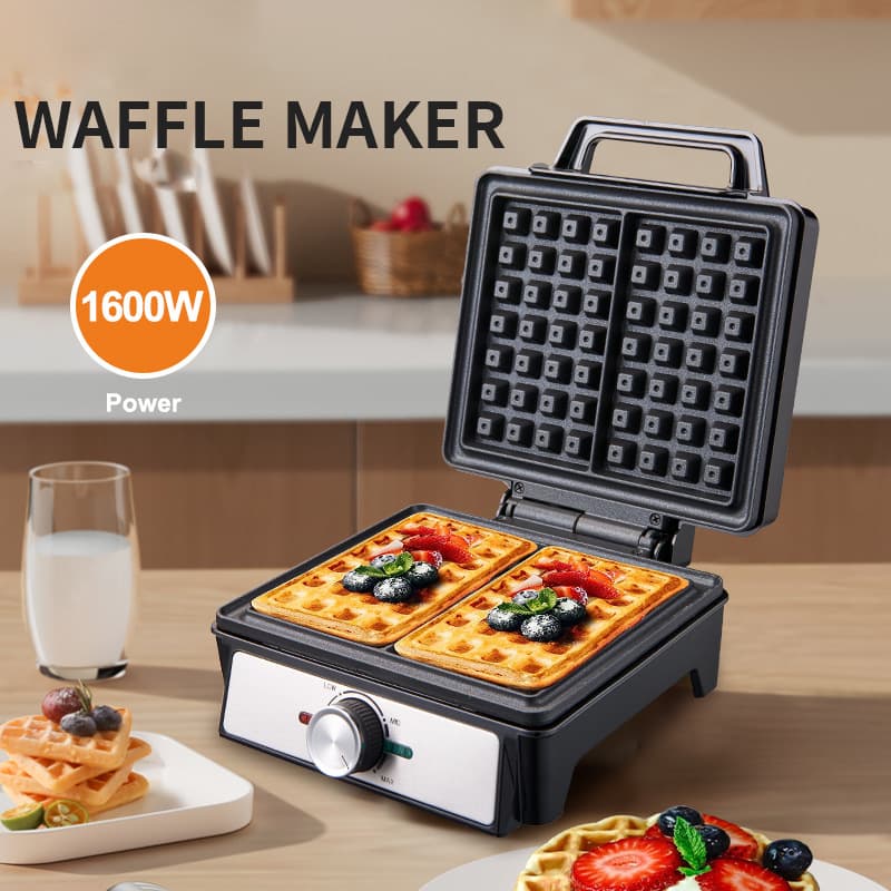 Large Single Board Waffle Maker Toast Sandwich Machine Breakfast Maker Household Appliance from Mainland China Power Other