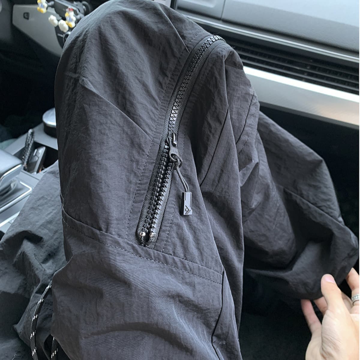 American Style Trendy Brand Men's Cargo Pants Summer Thin Quick Dry Hiking Paratrooper Pants Straight-leg Wide-leg Trousers