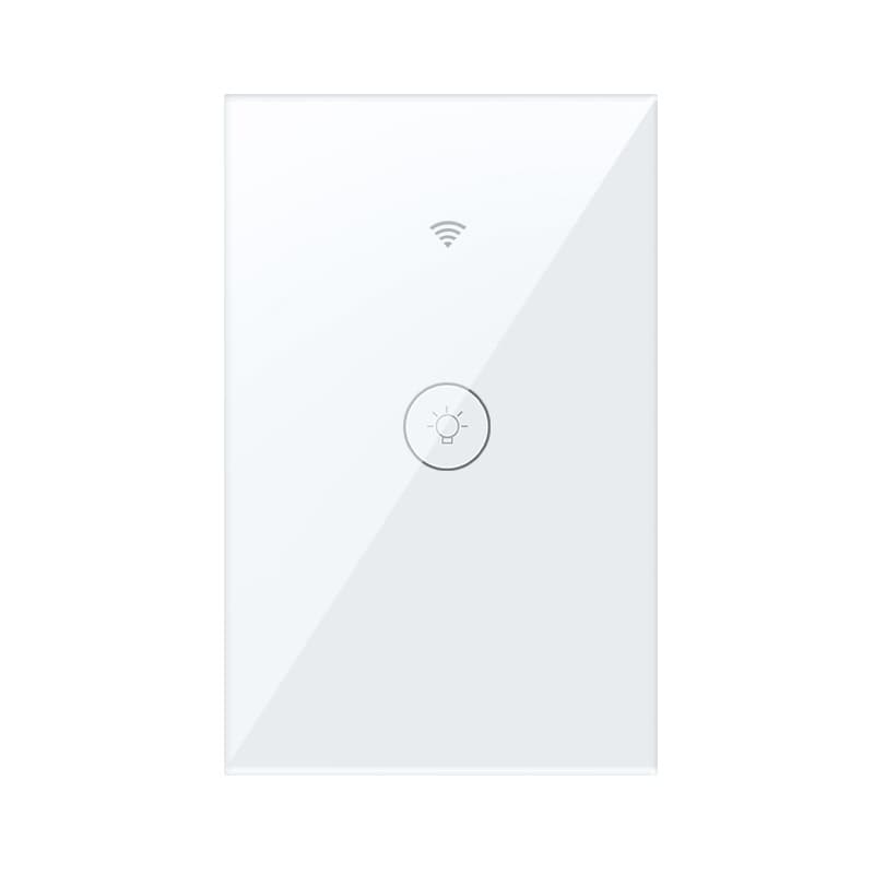 Tuya Smart WiFi Single Zero Fire Universal American Standard Switch Mobile Phone Remote Alexa Voice Control Touch Switch